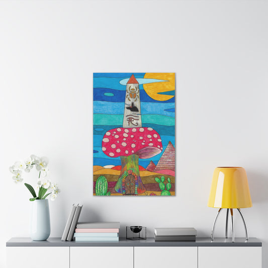 Ancient Pillar Wall Art, 0.75"