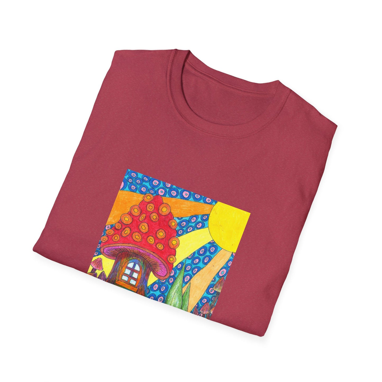 Water Wheel Unisex Softstyle T-Shirt